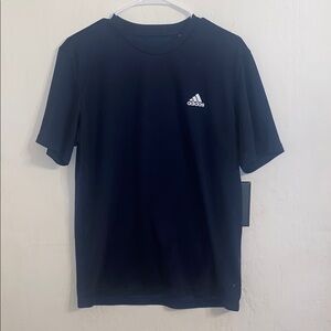 Adidas Blue Short Sleeve Tee Classic Crew Neck